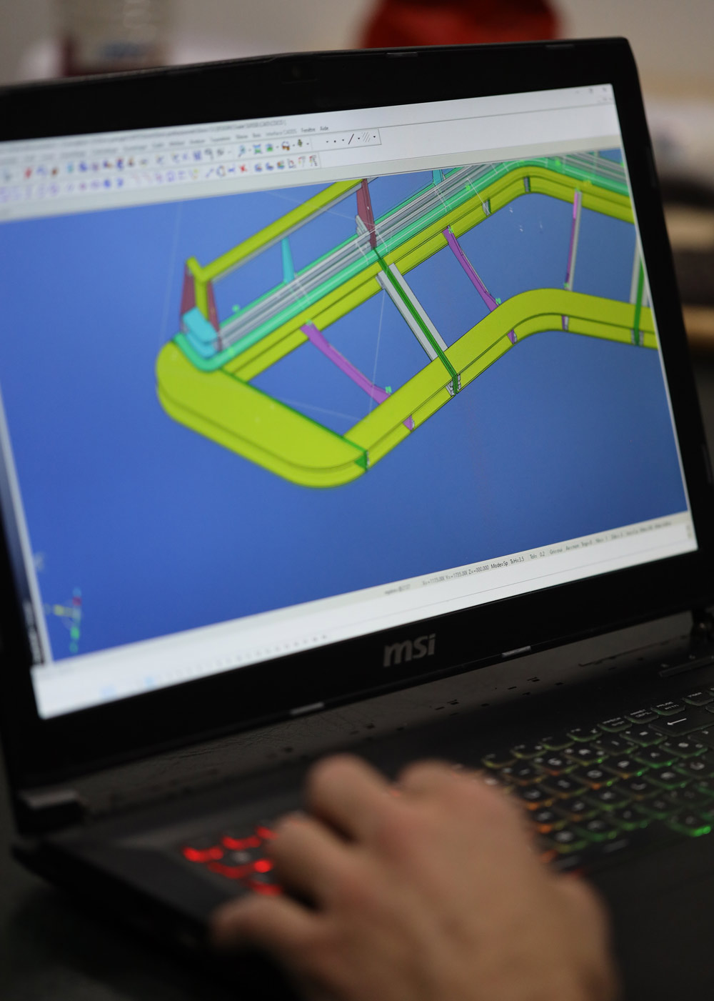 Conception 3D d'un projet d'ameublement